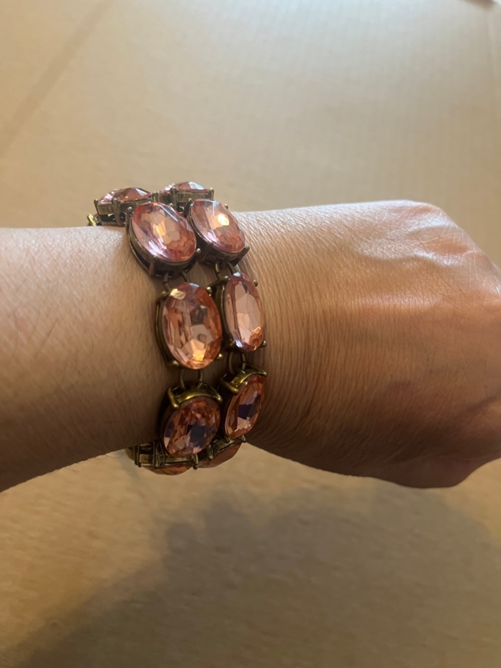 Chloe + Isabel Rose Crystal Link Bracelet